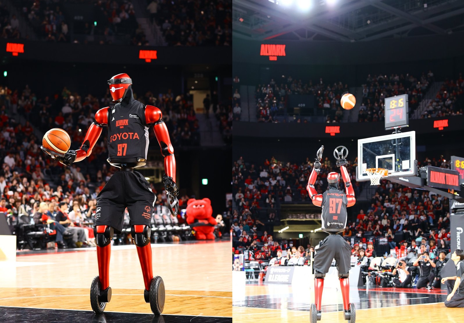 Toyota unveils next-generation basketball robot (CUE7) that shoots with machine precision